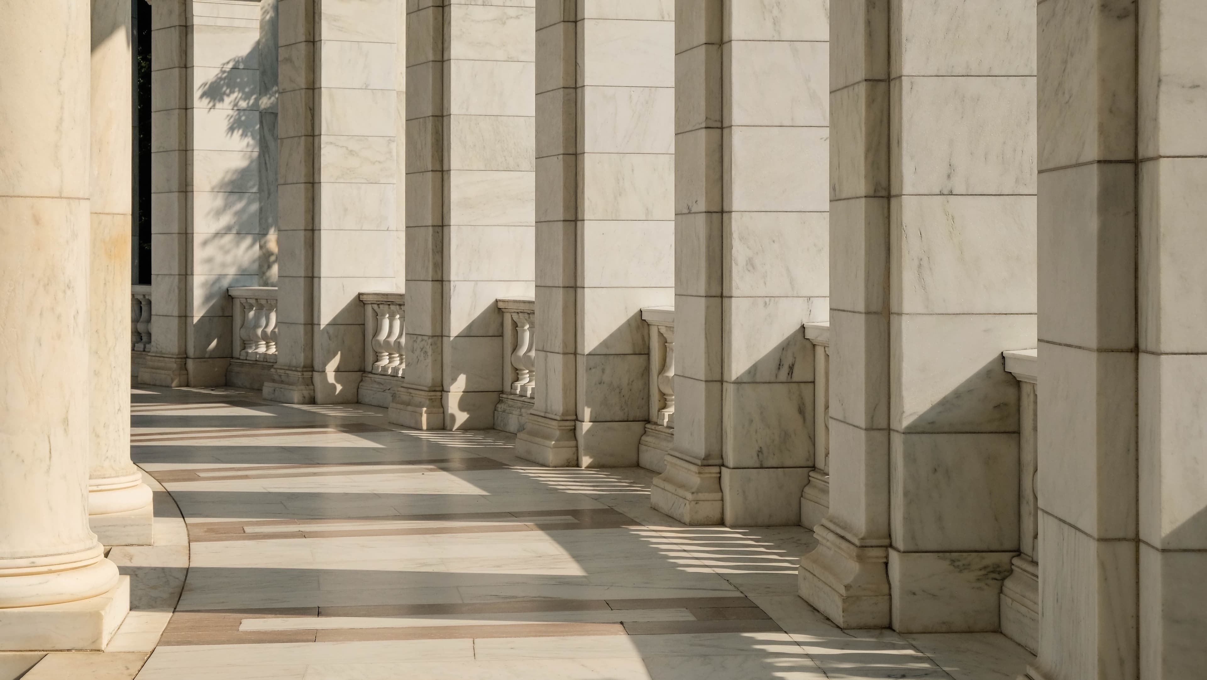 Classical architecture columns